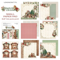 LemonCraft Wonderful Christmas 8x8 Inch Paper Pad (LEM-WONCHRI-02)
